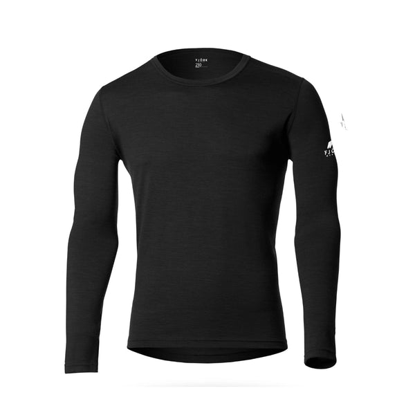 Finn 210 Men - FJORK Merino π - Black Laax - Baselayers