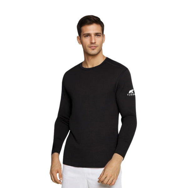 Finn 210 Men - FJORK Merino π - Black Laax - Baselayers