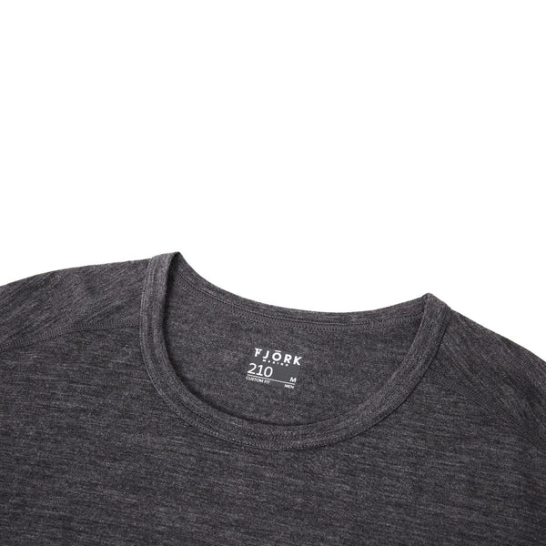 Finn 210 Men - FJORK Merino π - Grey Zinal - Baselayers