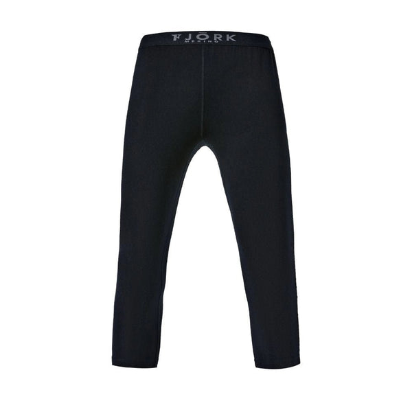 Legging Bjork 210 3/4 Women - FJORK Merino π - Black Laax - Leggings