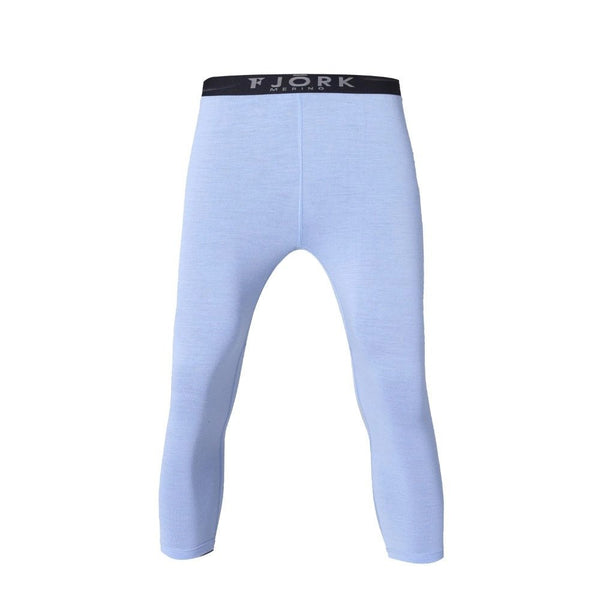 Legging Bjork 210 3/4 Women - FJORK Merino π - Blue Aletsch - Leggings