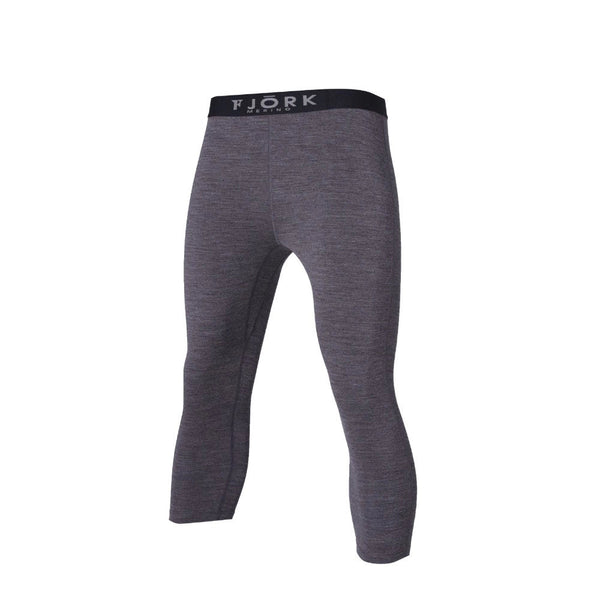 Legging Bjork 210 3/4 Women - FJORK Merino π - Grey Zinal - Leggings