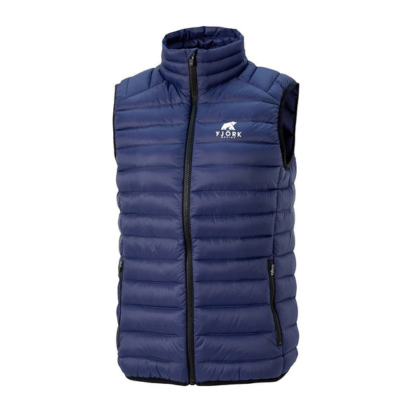 Merino sleeveless down jacket Nordend Women - FJORK Merino π - Blue St Moritz - Jacket