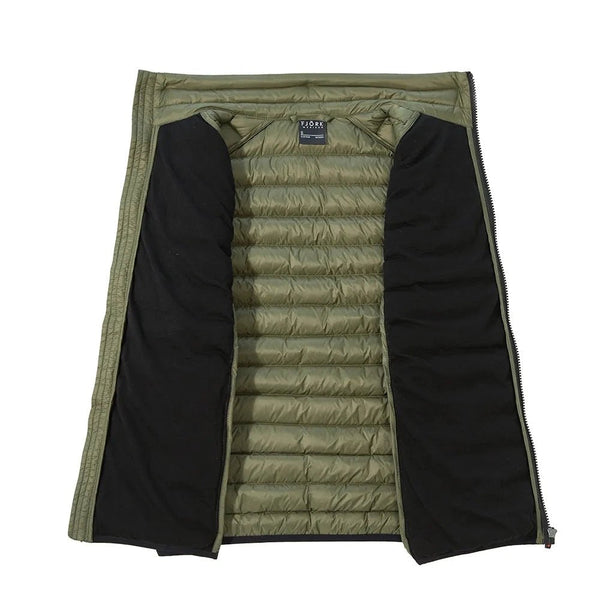 Merino sleeveless down jacket Nordend Women - FJORK Merino π - Green Gstaad - Jacket