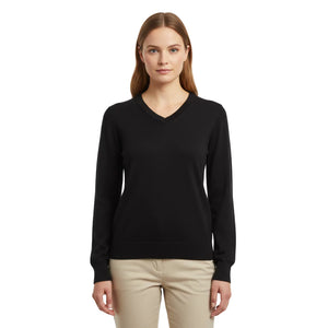 City V-neck sweater Women
