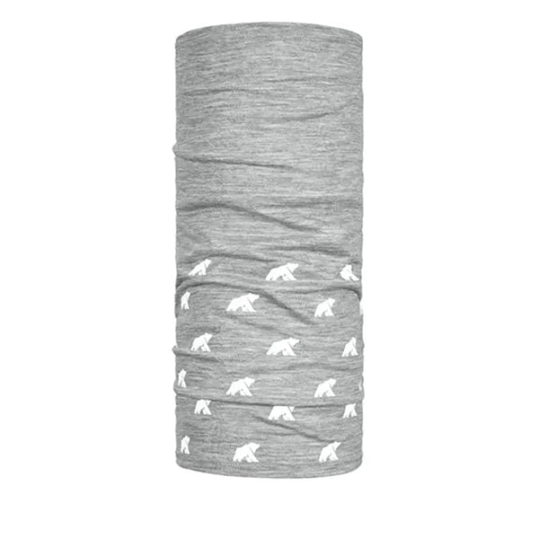 Reversible Merino Neck warmer - FJORK Merino 🌍 - Grey Saas Fee - Accessories
