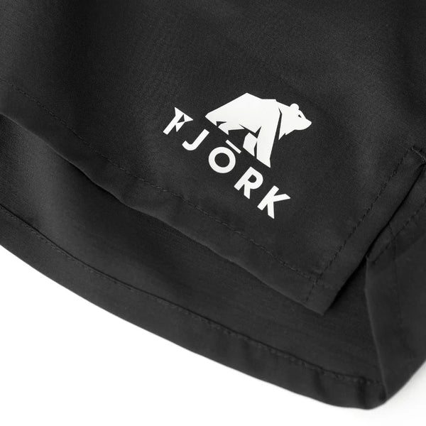 Short Running Men - FJORK Merino š - Black Laax - Shorts