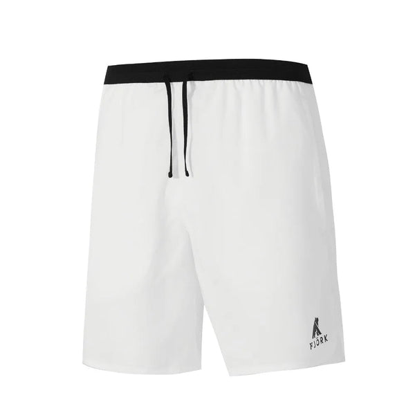 Short Running Men - FJORK Merino š - Polar White - Shorts