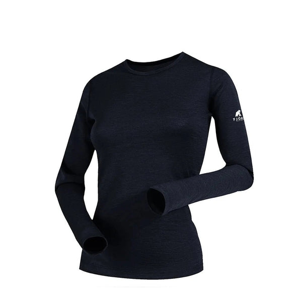 Bjork 210 Women - FJORK Merino 🌍 - Black Laax - Baselayers