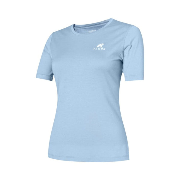 Bjork MC 140 Women - FJORK Merino 🌍 - Blue Aletsch - T-shirt