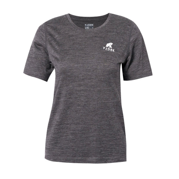 Bjork MC 140 Women - FJORK Merino 🌍 - Grey Zinal - T-shirt