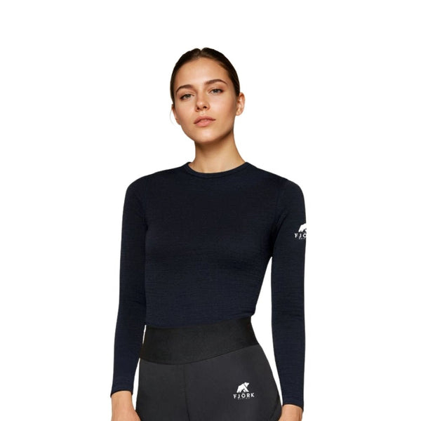 Bjork ML 140 Women - FJORK Merino 🌍 - Black Laax - Baselayers