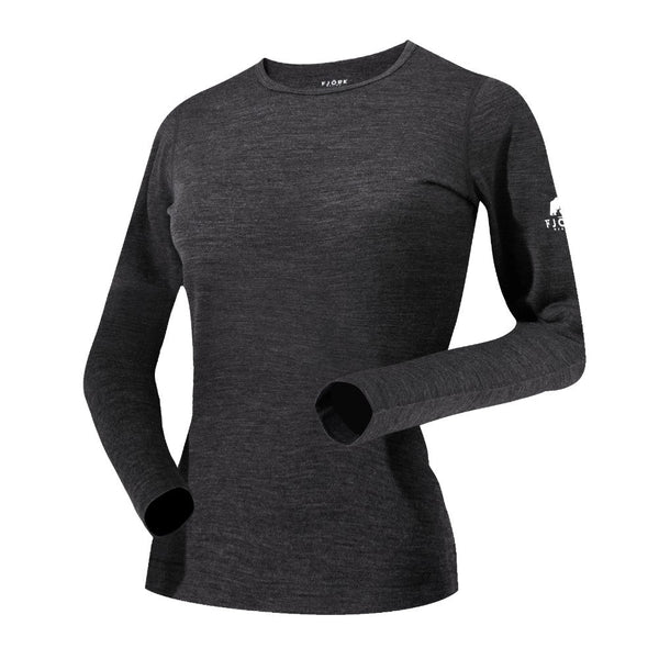 Bjork ML 140 Women - FJORK Merino 🌍 - Grey Zinal - Baselayers