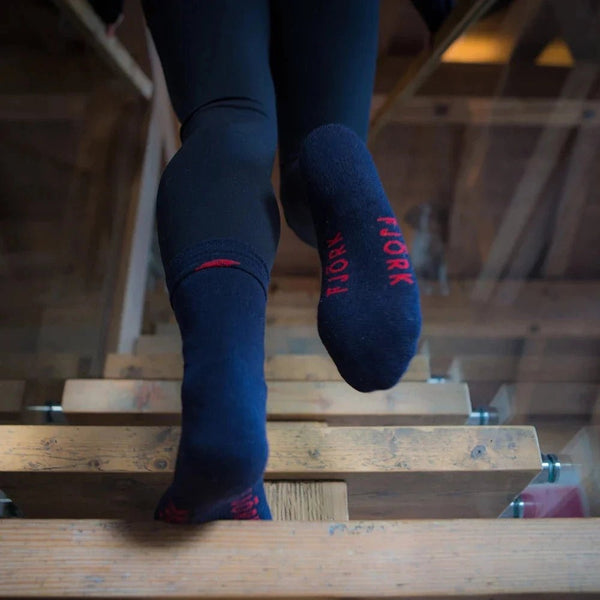 Classic Cut Socks - Pack of 3 pairs - FJORK Merino 🌍 - Navy - Socks