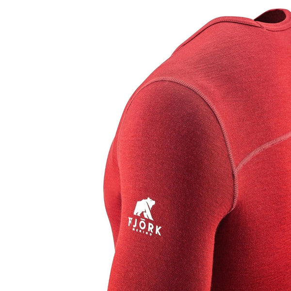 Finn 210 Men - FJORK Merino 🌍 - Red Verbier - Baselayers