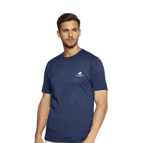 Finn MC 140 Men - FJORK Merino 🌍 - Blue St Moritz - T-shirt