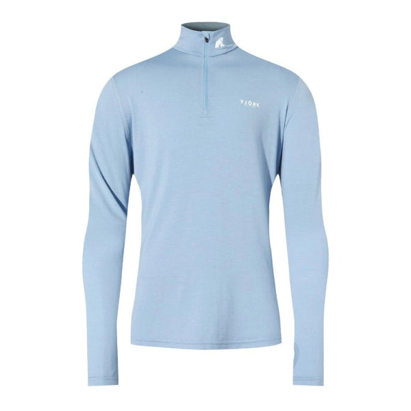 Finn Zip 210 Men - FJORK Merino 🌍 - Blue Aletsch - Baselayers