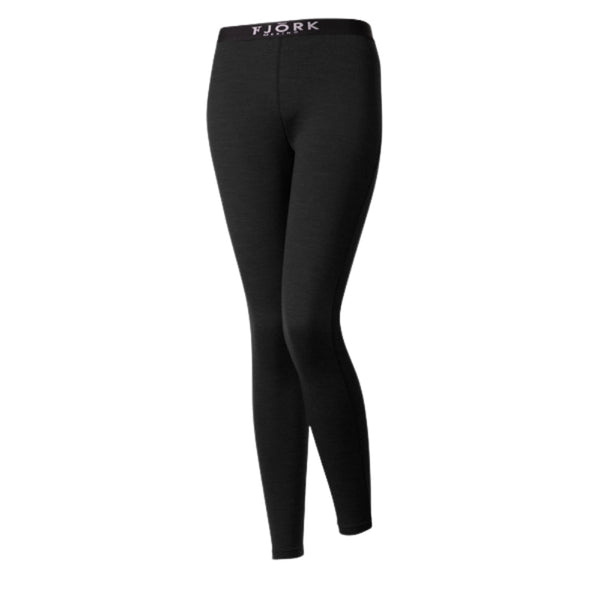 Legging Bjork 210 Women - FJORK Merino 🌍 - Black Laax - Leggings