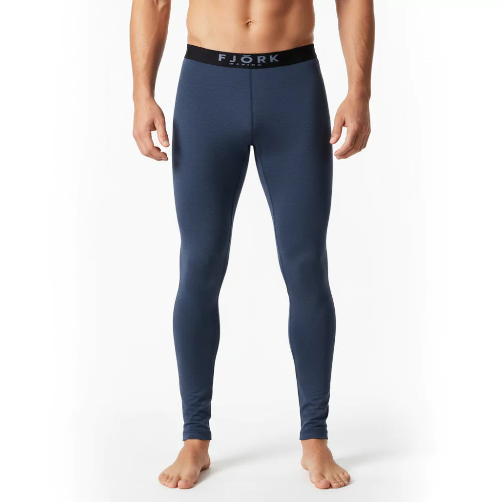 Men's merino base layer leggings Finn 210 for ski & hike | Fjork