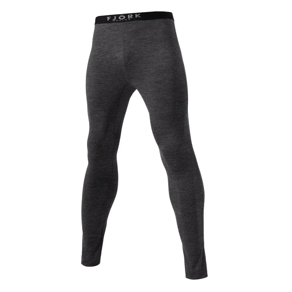 Men's merino base layer leggings Finn 210 for ski & hike | Fjork