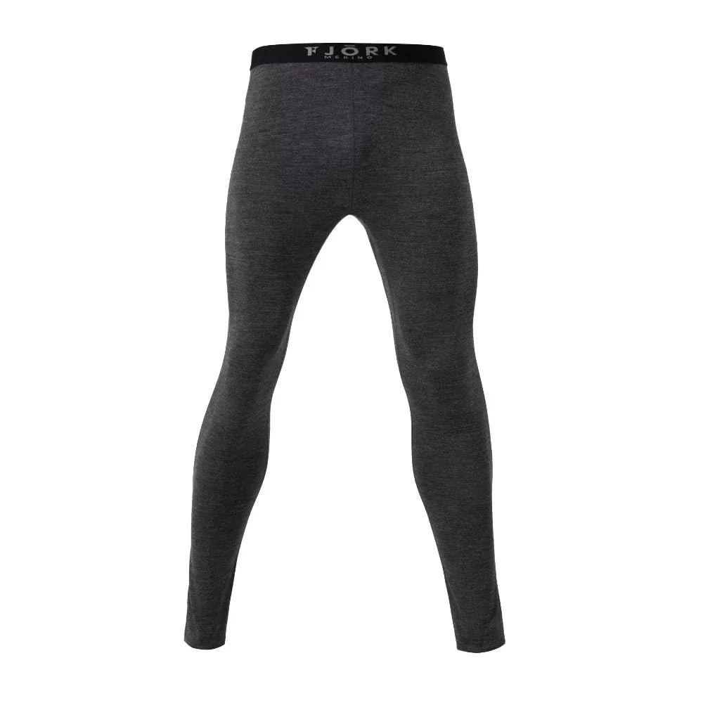 Men's merino base layer leggings Finn 210 for ski & hike | Fjork