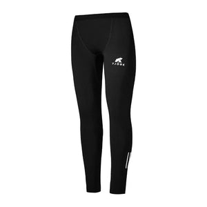 Legging Running Women - FJORK Merino 🌍 - Black Laax - Leggings