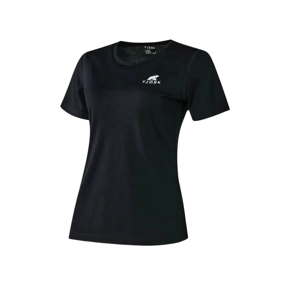 T-shirt 100% Merino Bjork MC 140 Women – FJORK Merino 🌍