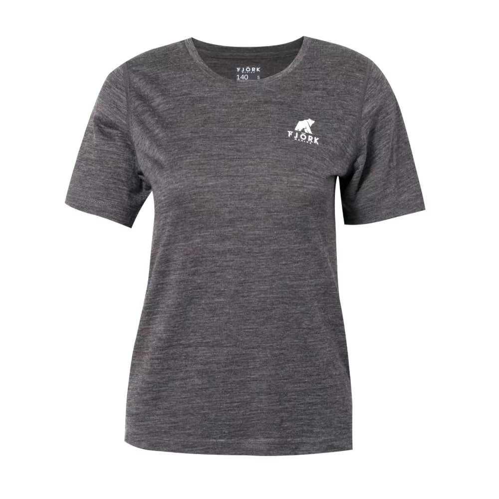 T-shirt 100% Merino Bjork MC 140 Women – FJORK Merino 🌍