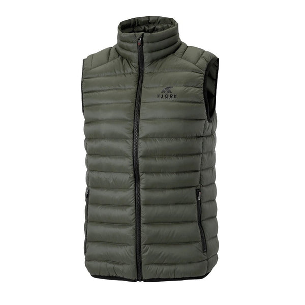 Merino sleeveless down jacket Nordend Women - FJORK Merino 🌍 - Green Gstaad - Jacket