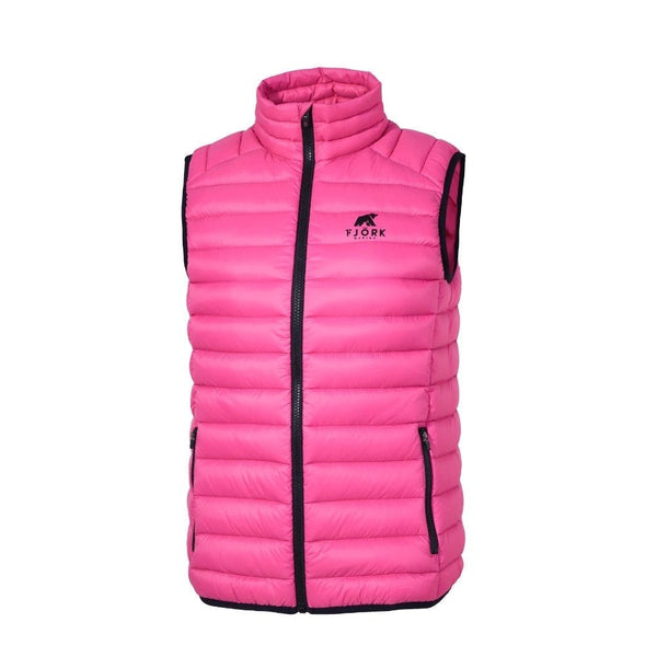 Merino sleeveless down jacket Nordend Women - FJORK Merino 🌍 - Pink Montana - Jacket