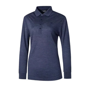 Polo Rigi ML Women, Blue St Moritz, merino wool, Fjork Merino