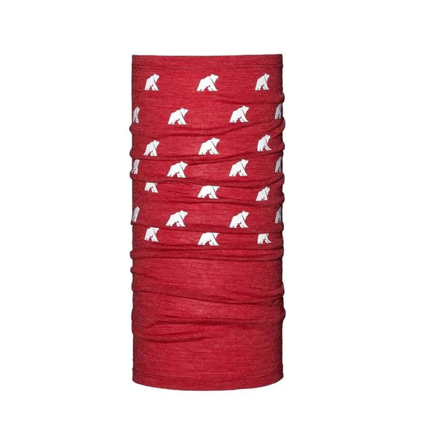 Reversible Merino Neck warmer - FJORK Merino 🌍 - Red Verbier - Accessories