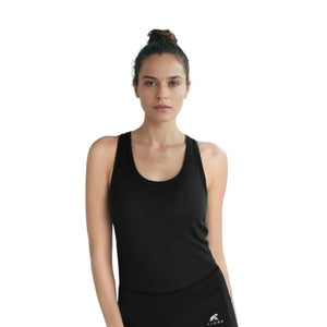 Tank Top 140 Women - FJORK Merino 🌍 - Black Laax - Tank top