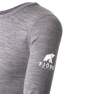 Top Kids 210, Grey Saas Fee, merino wool, Fjork Merino