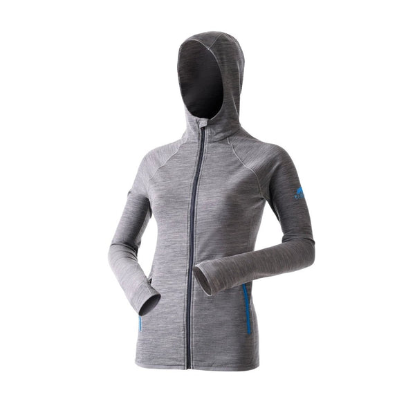 Ultra 300 Merino jacket Women - FJORK Merino 🌍 - Grey Saas Fee - Jacket