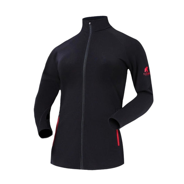 Ultra 300 Merino jacket Women (No hoodie) - FJORK Merino 🌍 - Black Laax - Jacket