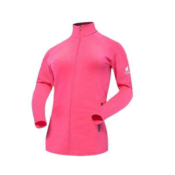 Ultra 300 Merino jacket Women (No hoodie) - FJORK Merino 🌍 - Pink Montana - Jacket