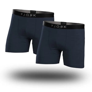 Boxers Strahlorn - Pack de 2 - FJORK Merino - Blue St Moritz - Sous-vêtements
