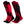 Chaussettes Pro Team SKI 90 Kids - Pack de 2 paires - FJORK Merino - Rouge et Noir - Chaussettes