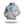 Hoodie Titlis Women ♻️ - FJORK Merino - Grey / Turquoise logo - Hoodies