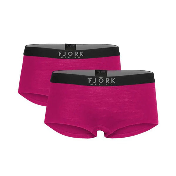 Panties Liskamm - Pack de 2 - FJORK Merino - Pink Montana - Sous-vêtements